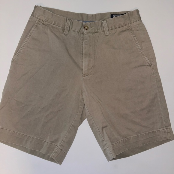 Polo Ralph Lauren Other - Polo Ralph Lauren Classic Fit khaki shorts‎ 9” inseam flat front VINTAGE sz 30